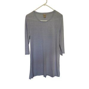 Chicos Tunic Sweater Lightweight Lavendar Purple Womans M